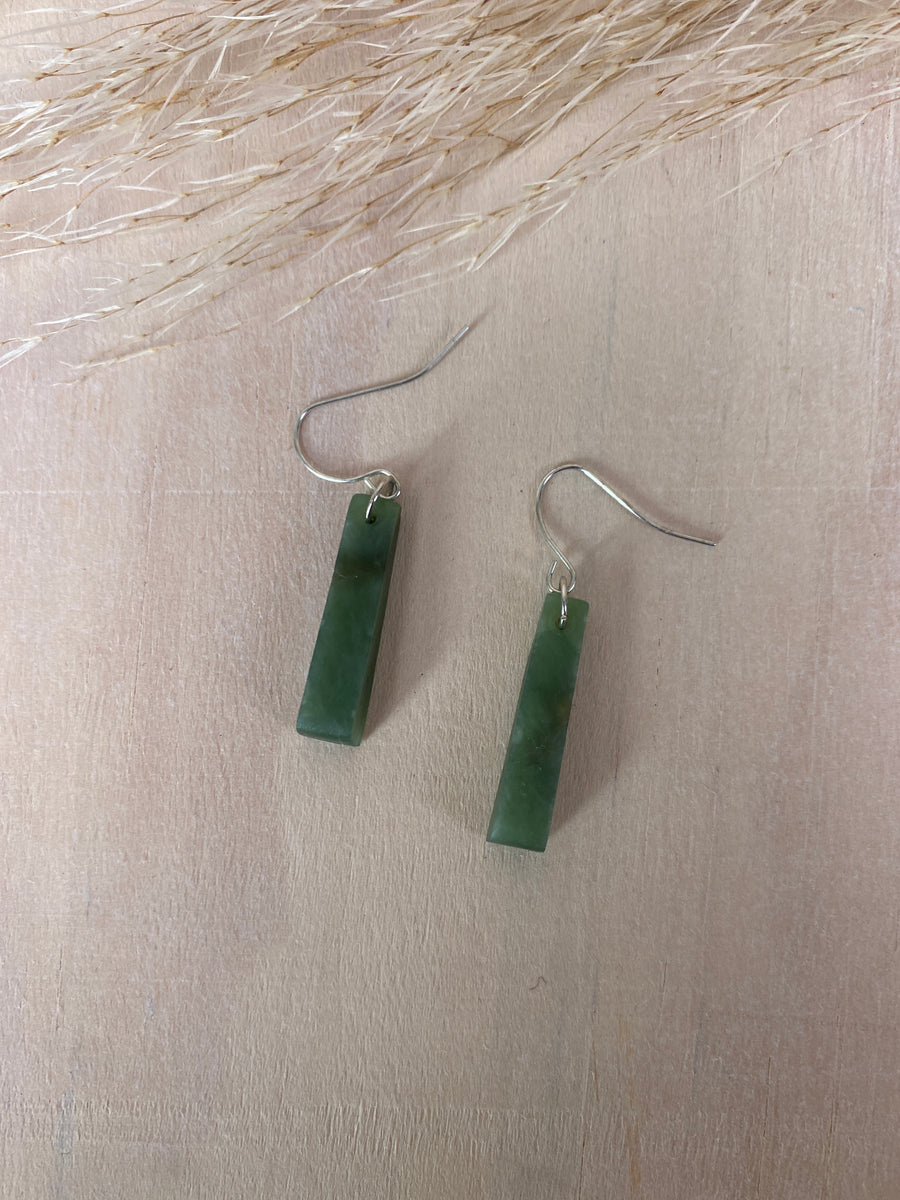 Pounamu (Greenstone) Earrings #2