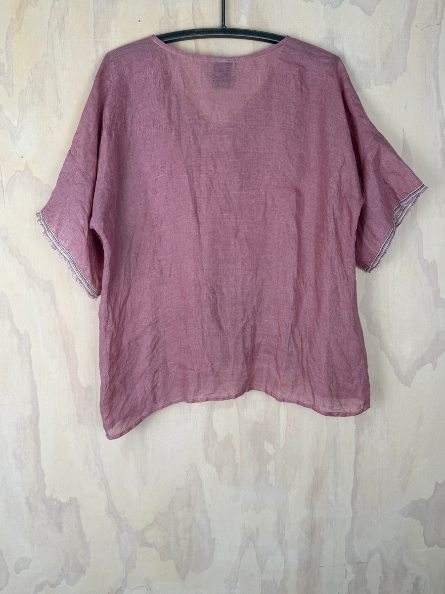 Juna Rufrill Top | Linen Gauze