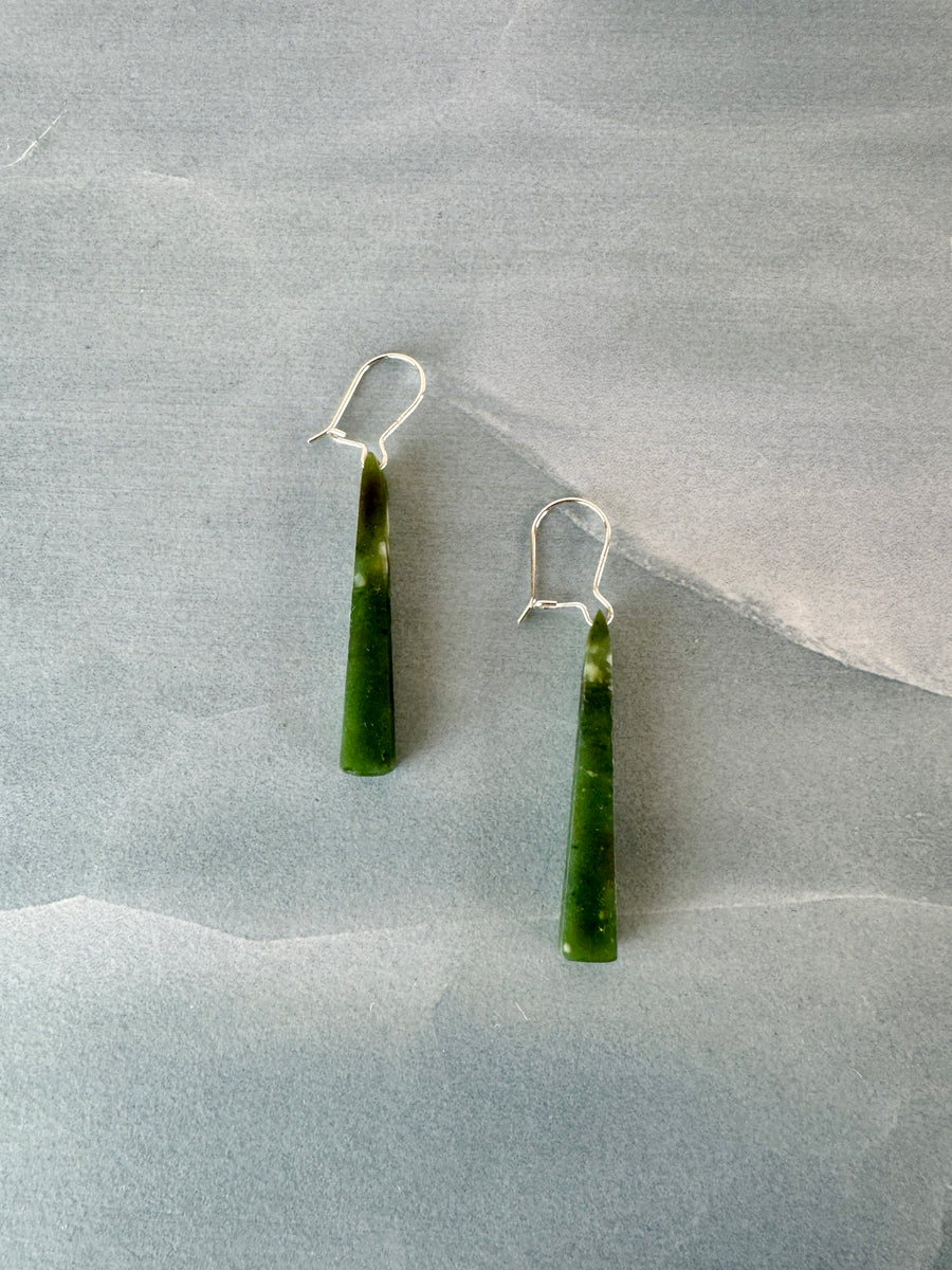 Pounamu  Earrings  | Waru