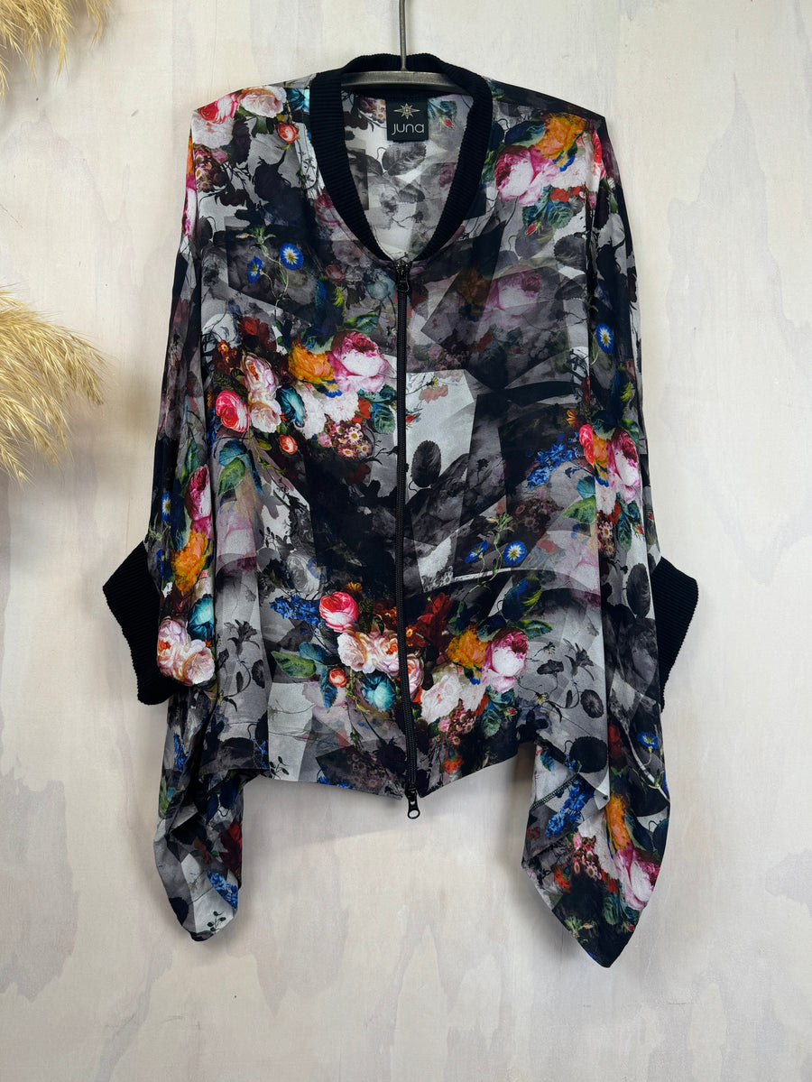 Juna Drape Bomber | Prism Rose