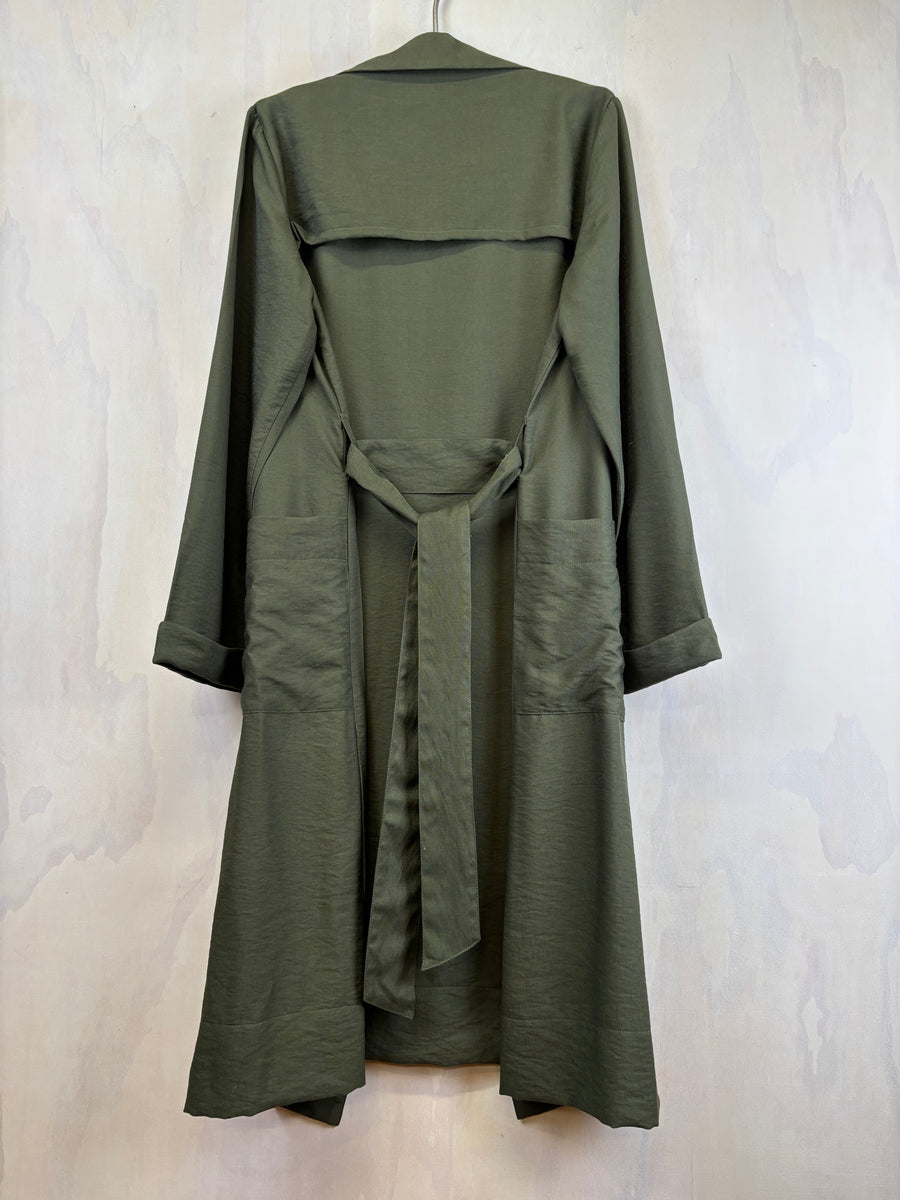 Vesta Trench Coat - Khaki
