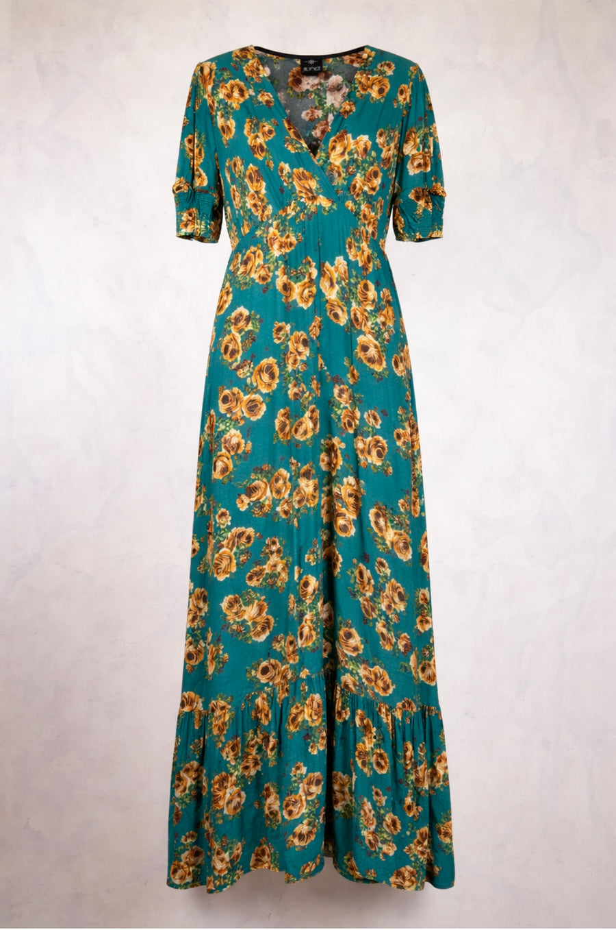 juna maxi dress Juna Teal Rose Maxi Dress – Moa Grey Lynn