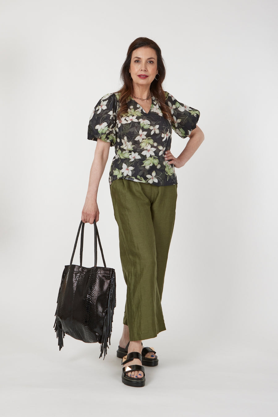 Juna Origami Trousers | Meadow