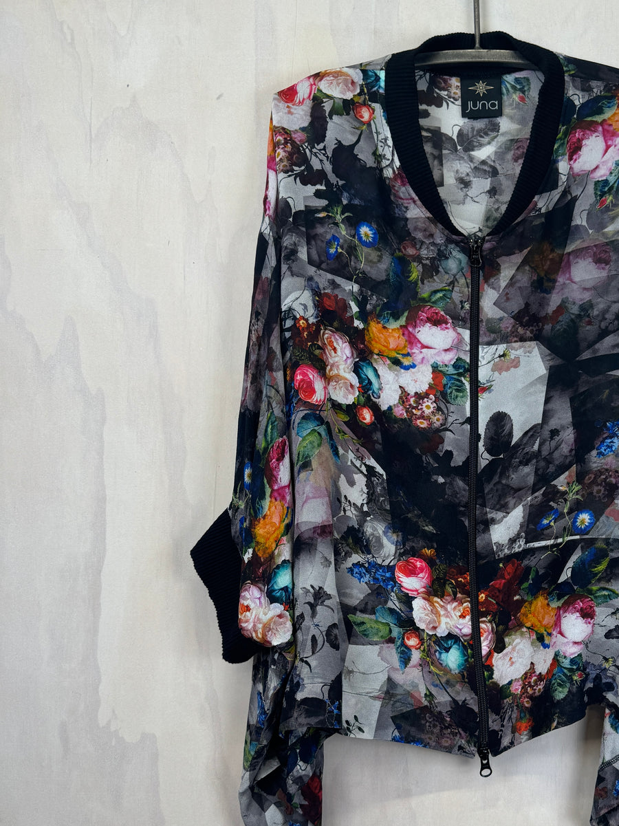 Juna Drape Bomber | Prism Rose