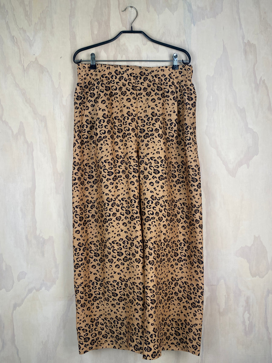 Juna Origami Trousers | Leopard
