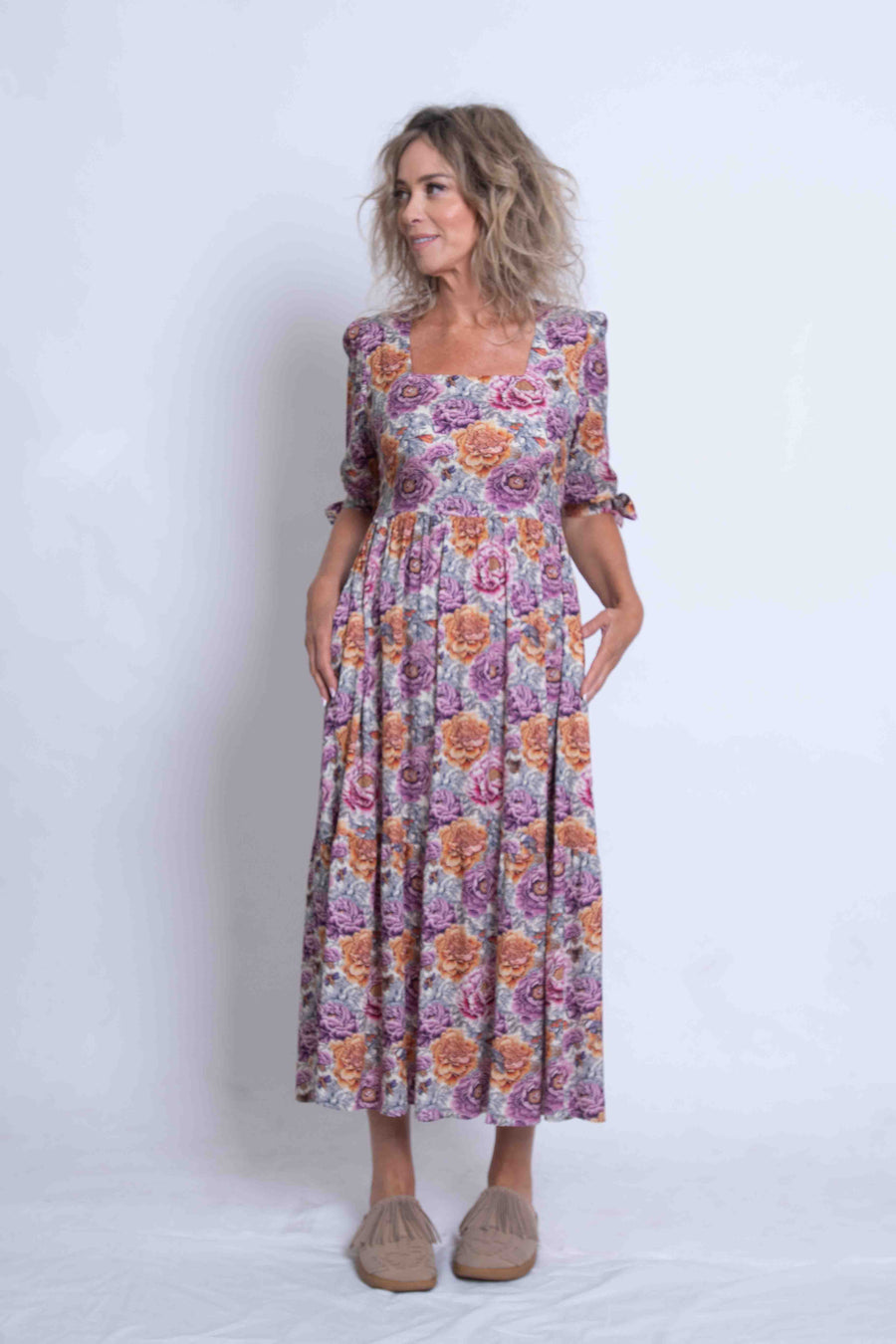 Sheryl May Arabella Dress| Purple Peony