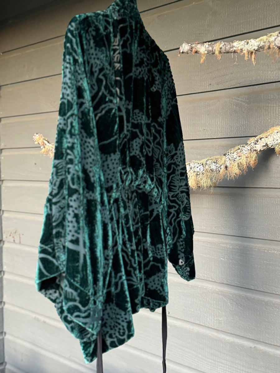 Juna Tie Kimono Jacket / Forest