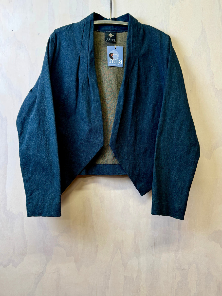 Juna Waistcoat Jacket - Denim Rose