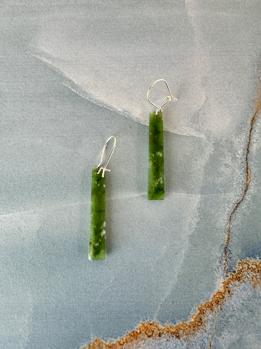 Pounamu  Earrings  | Tekau