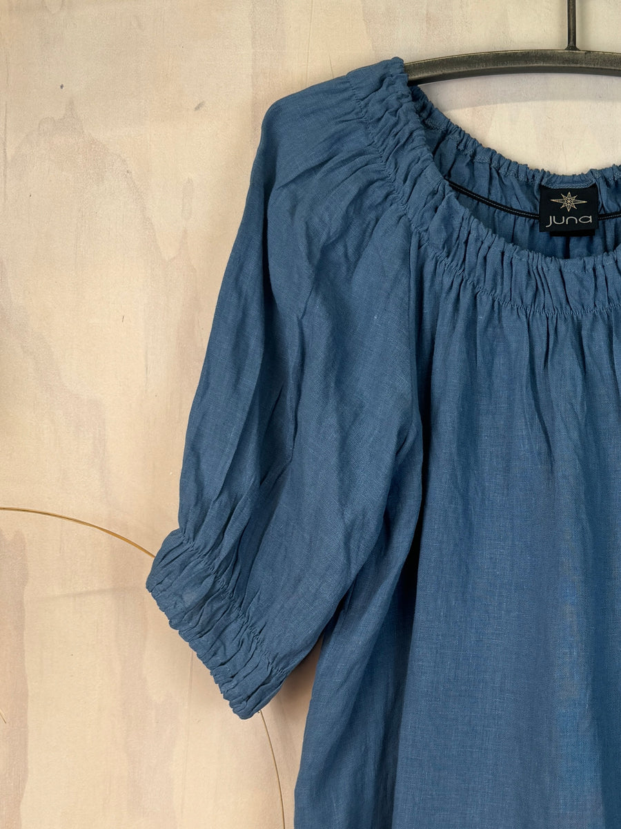 Juna Fiesta Top | Wedgwood Linen