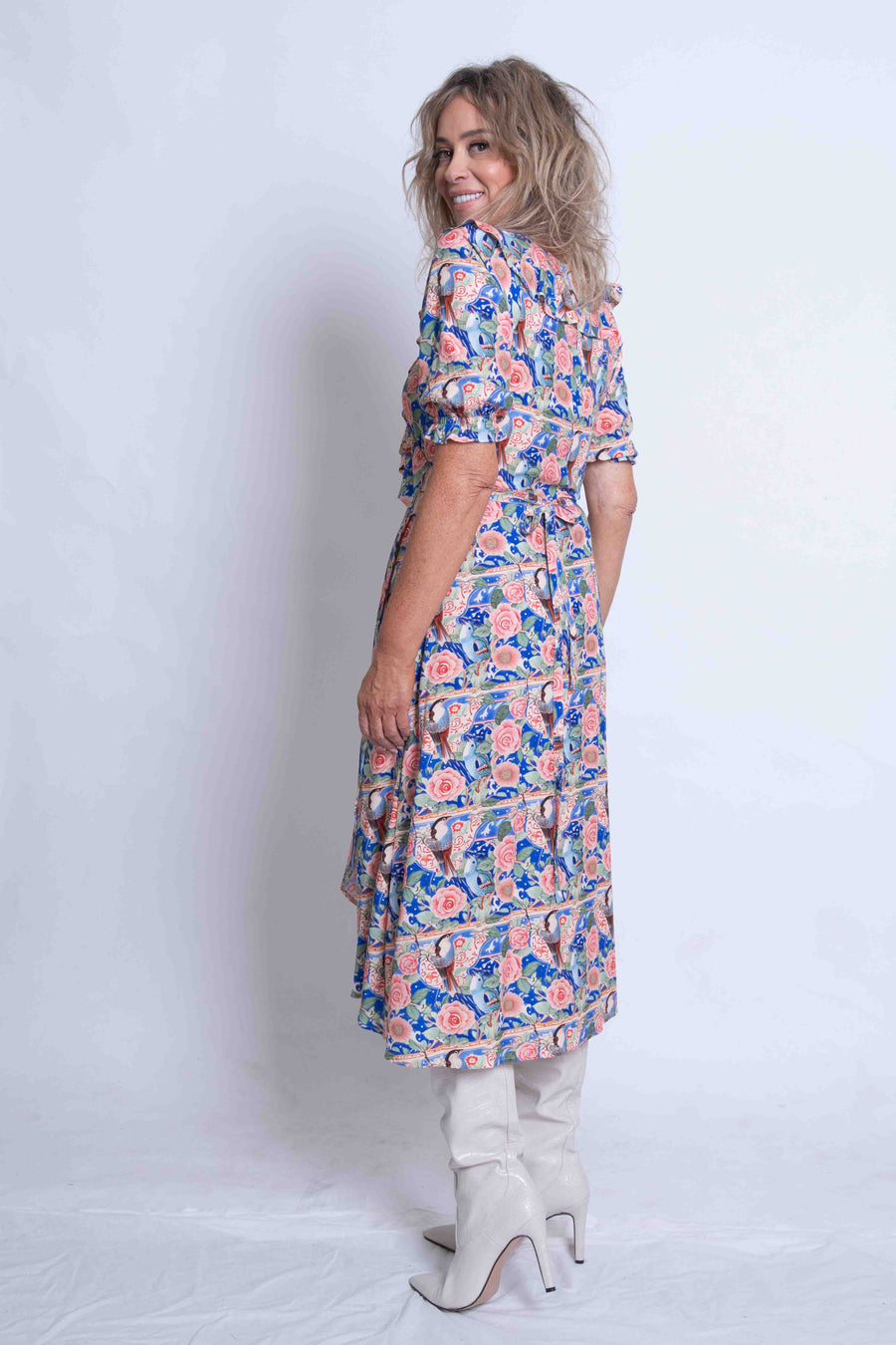 Sheryl May X Over Dress  | Blue Bird