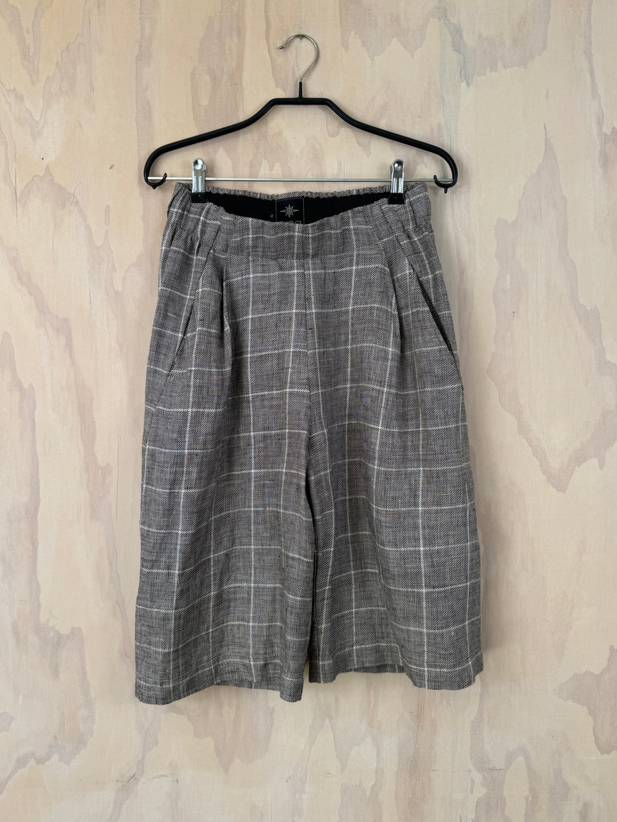 Juna Origami Shorts | Checker