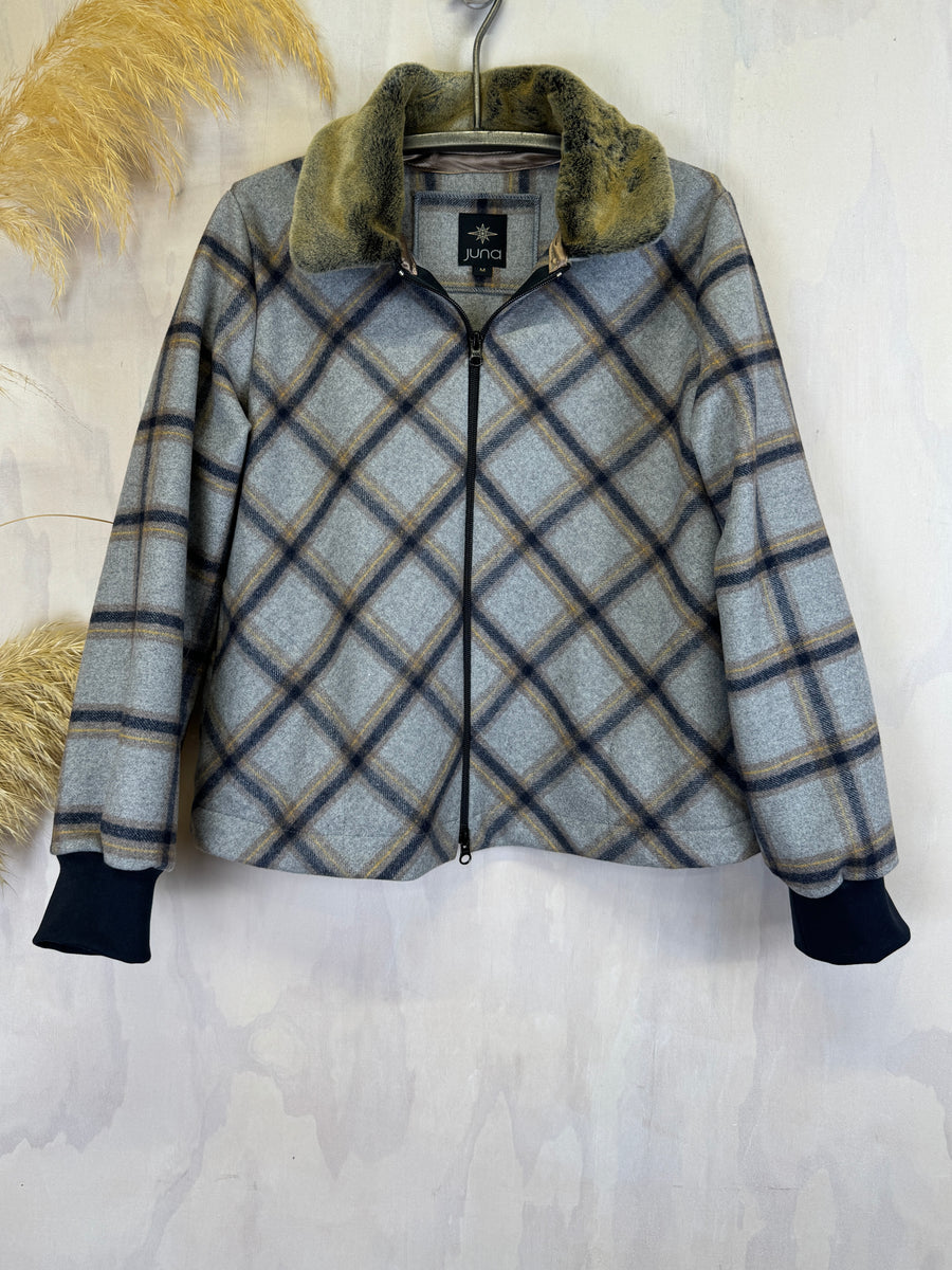 Juna Plaid Bomber