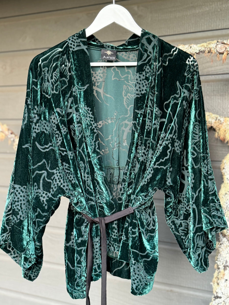 Juna Tie Kimono Jacket / Forest