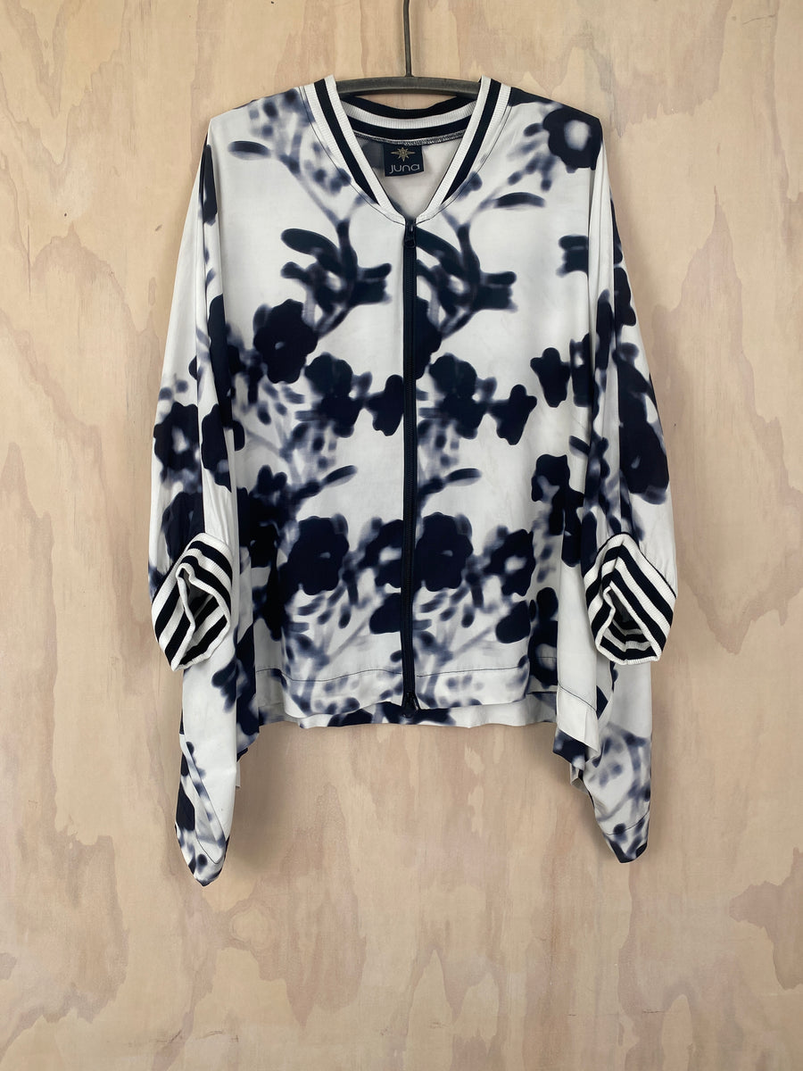 Drape Bomber | Fosted Floral