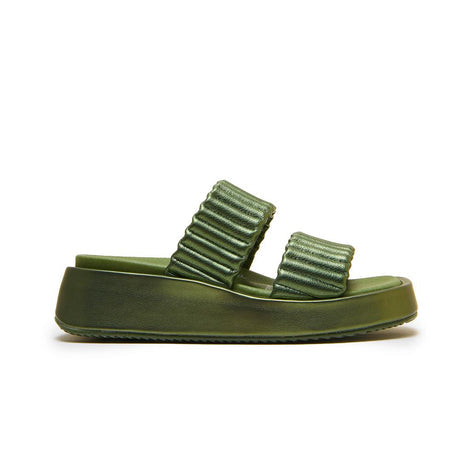 Minx - Breeze Metallic Khaki Slide