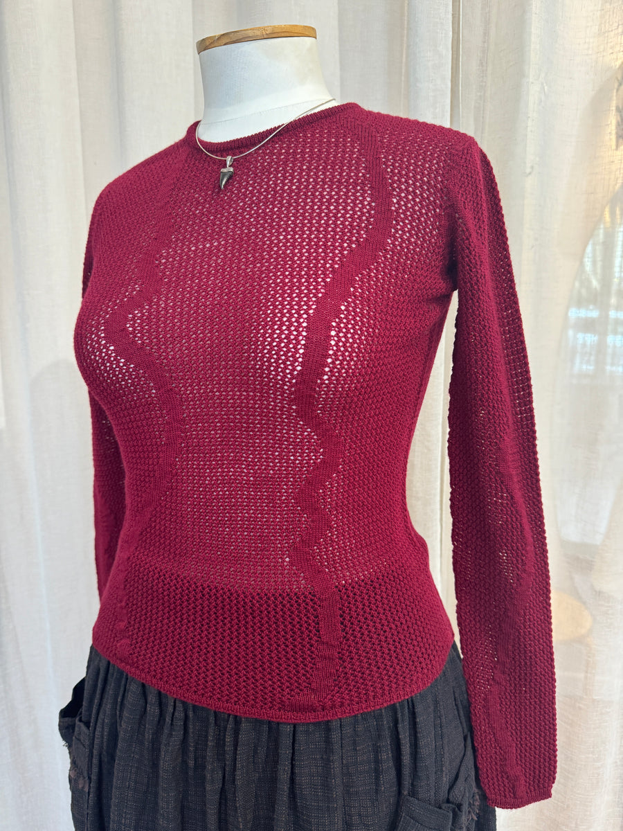 Slow Mesh Top | Walnut Date
