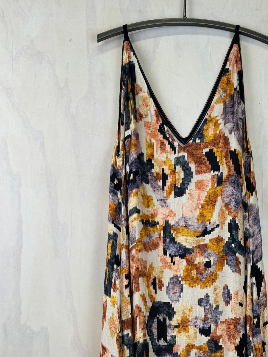 Juna Pocket Pinni Dress | Pixel Satin