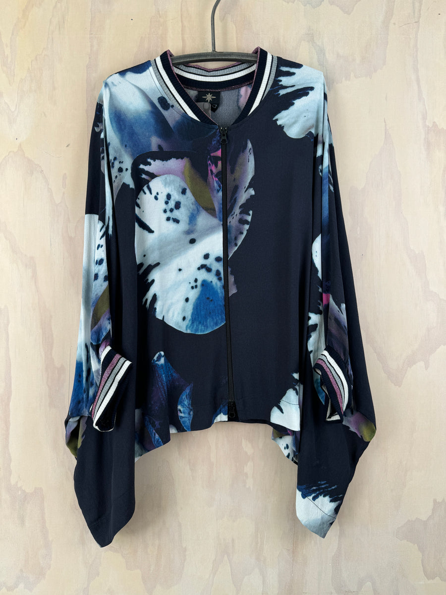 Drape Bomber | Orchid