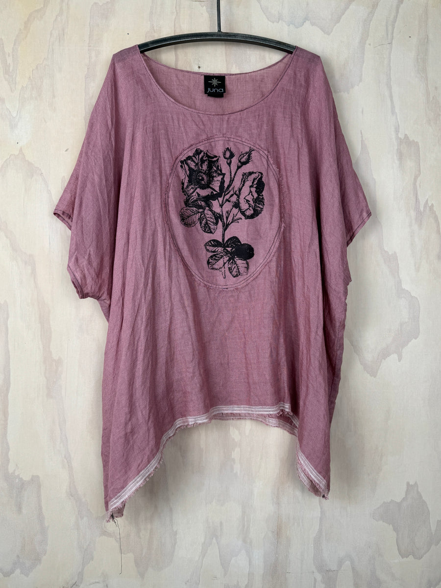 Juna Rose Cameo T - Rose Linen