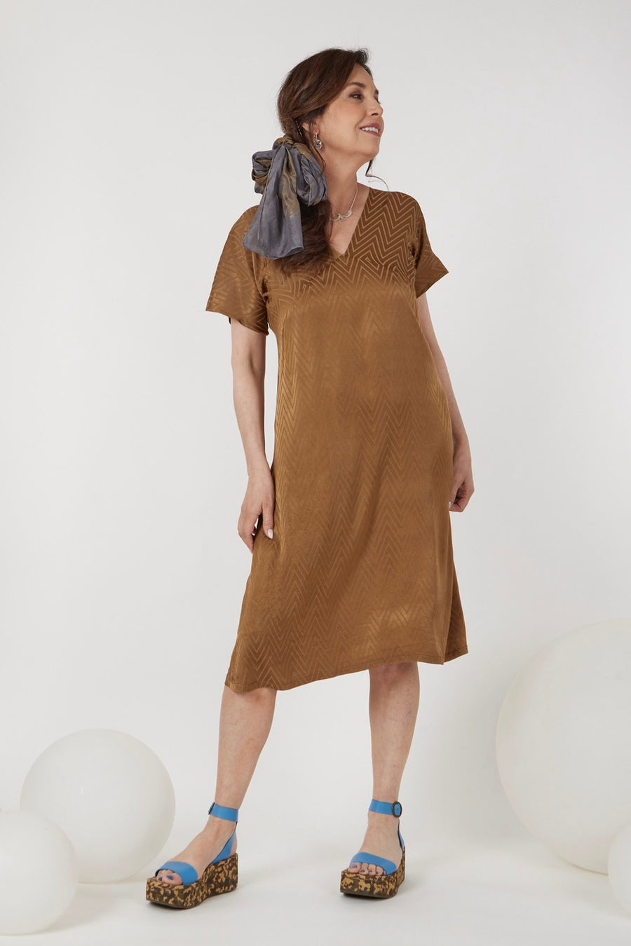 Vesta Virginia Dress - Gold