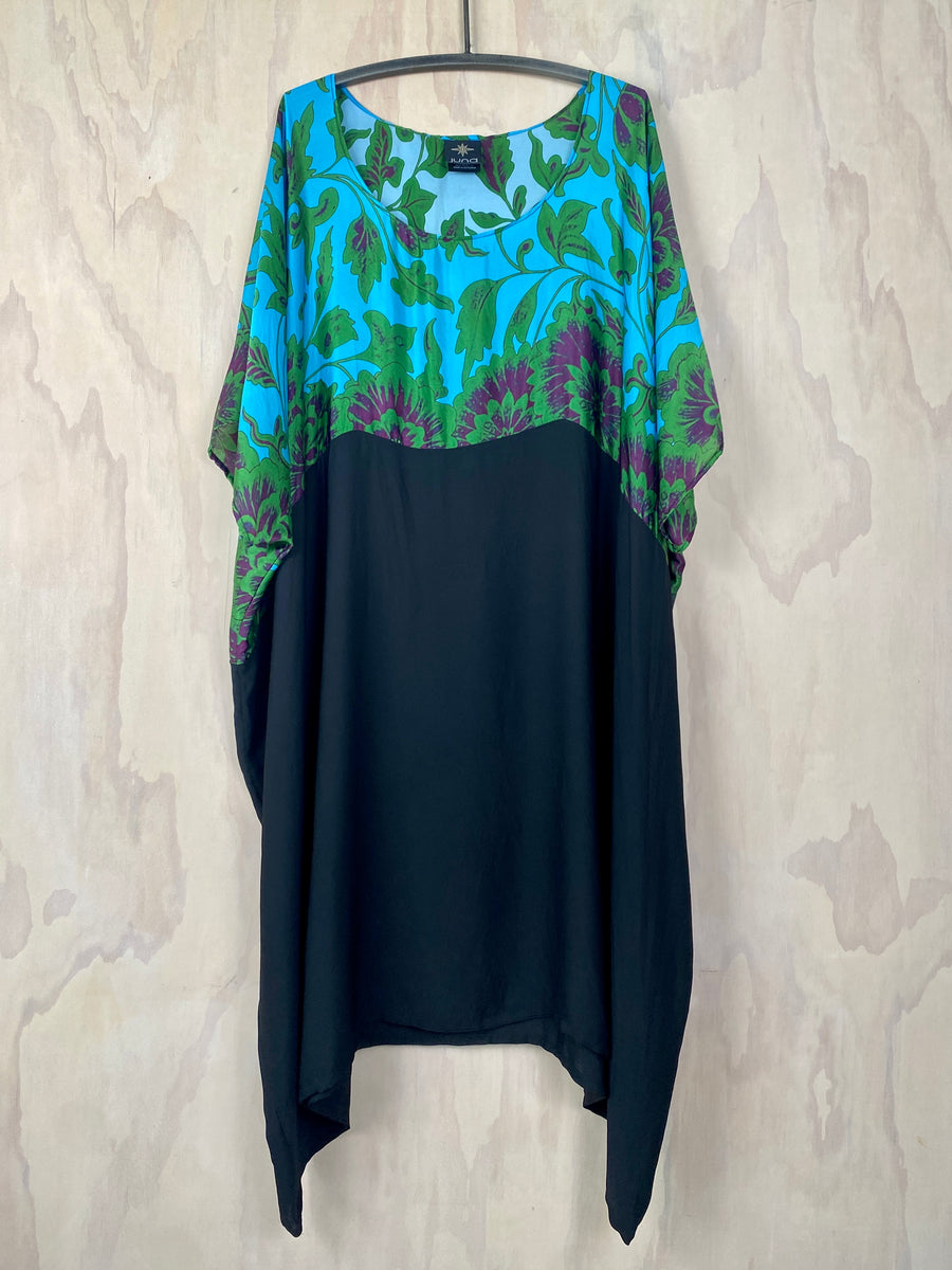 Juna Silk T Dress / Aqua