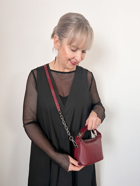 Baby Posh Posh Handbag |Bordo