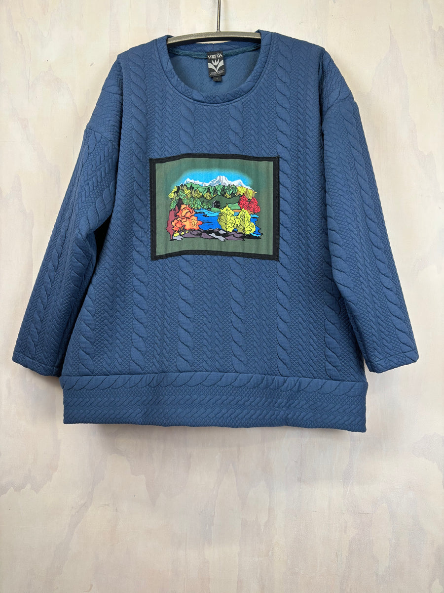 Vesta  Cable Sweater - Patch