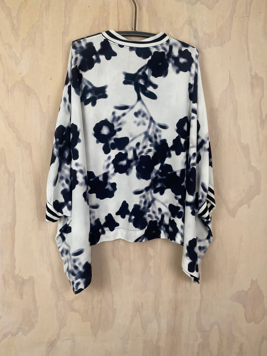 Drape Bomber | Fosted Floral