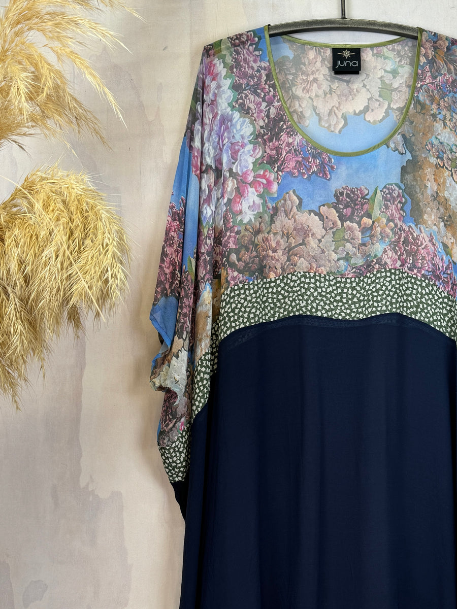 Juna T Dress | Ink Hydrangea