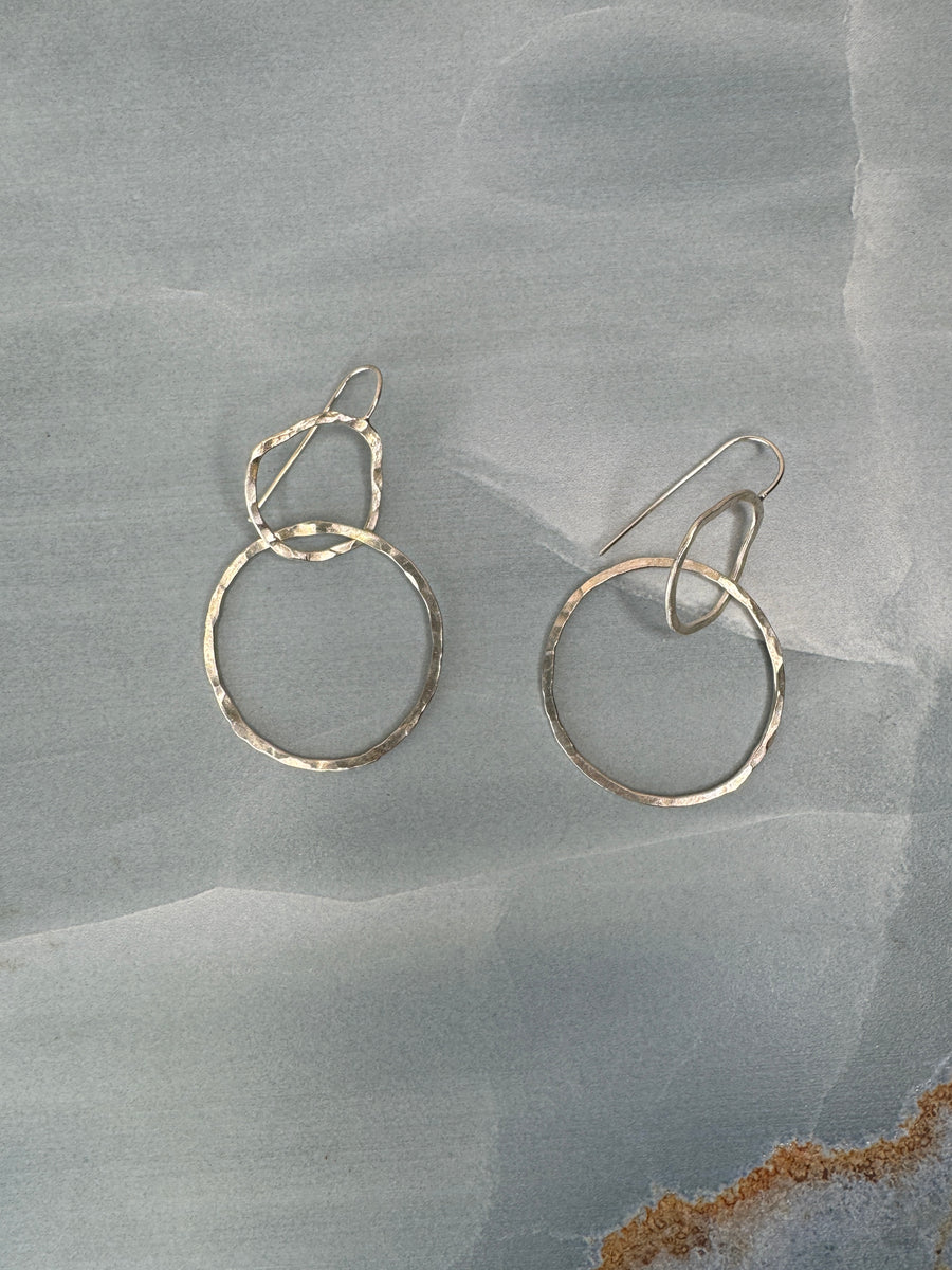 Double Cloud Earrings