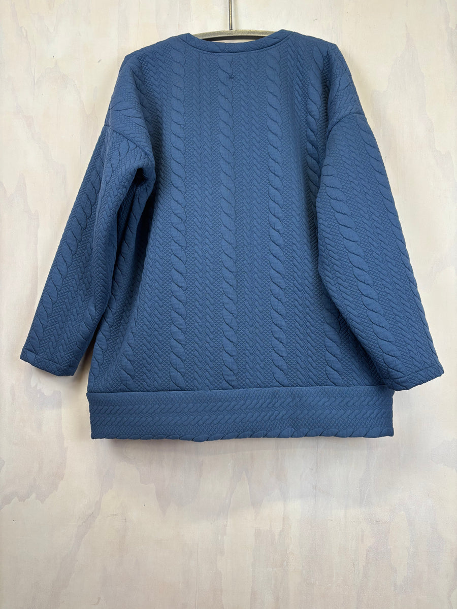Vesta  Cable Sweater - Patch