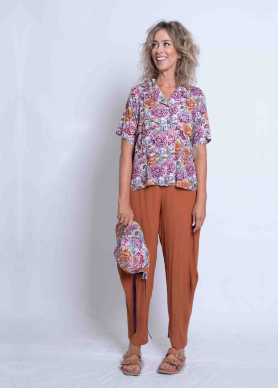 Sheryl May Eastern Trousers| Rust