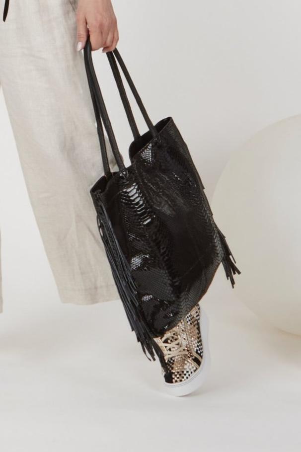 Desti Saint Tassel Bag | Black