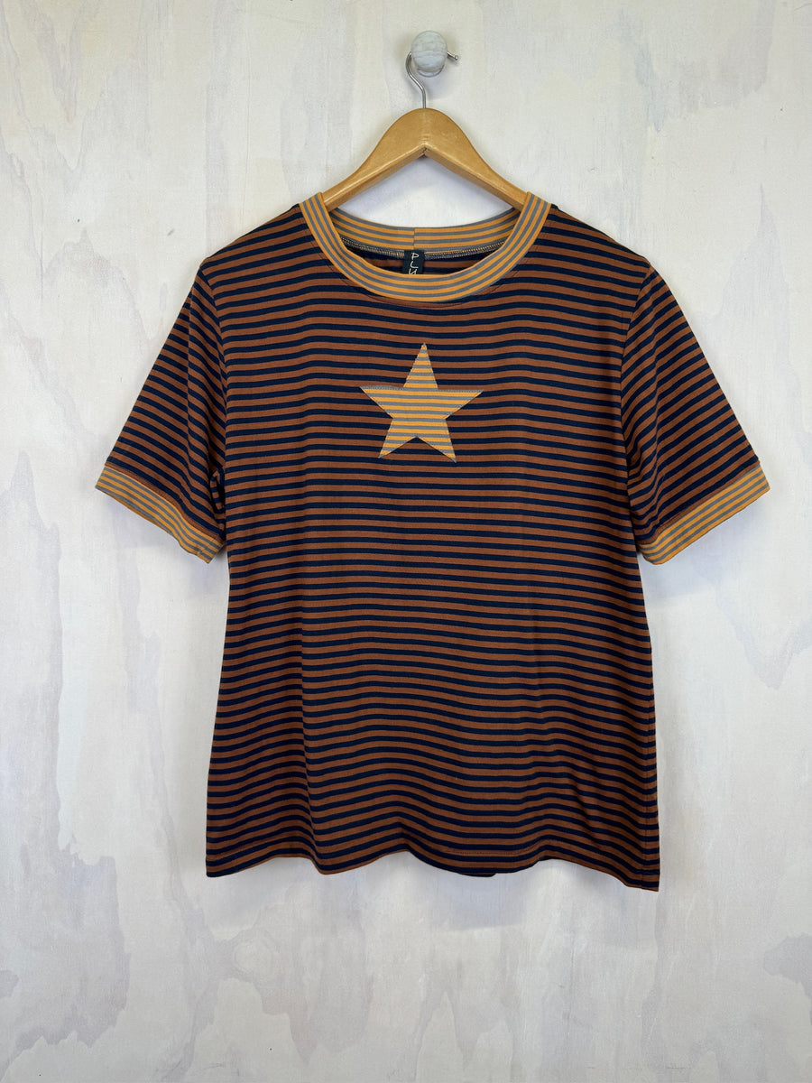 Pluto Alice T - Chocolate Stripe Star