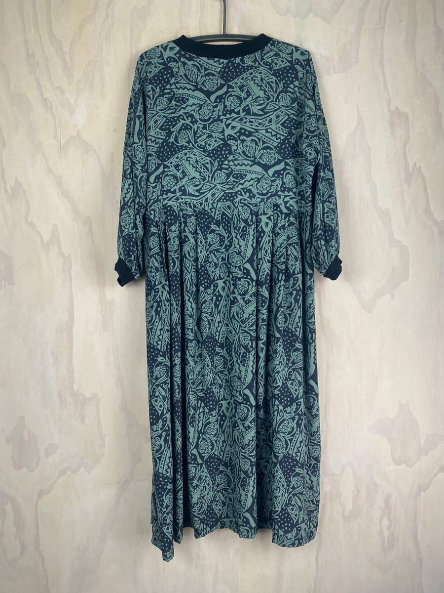 Juna Woodcut Dress