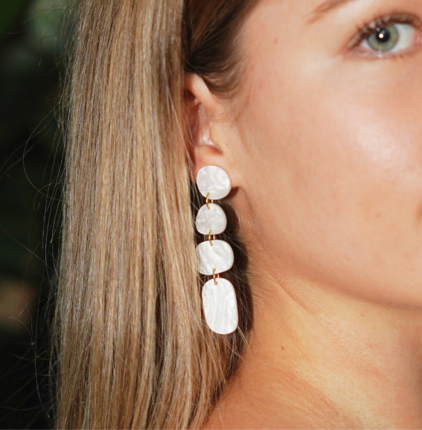 Hagen & Co Earrings - Juno Pearl