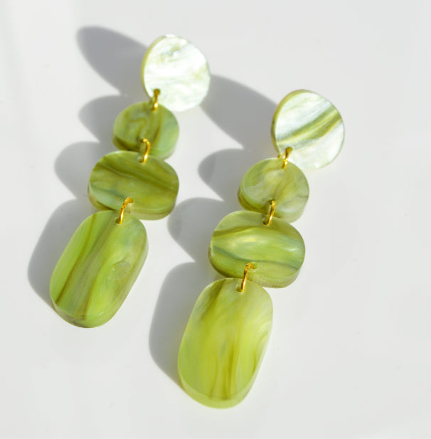 Hagen & Co Earrings - Juno Sage