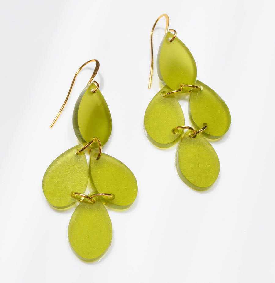 Hagen & Co Earrings - Paris Army Green