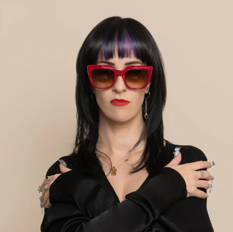 Happy to sit on your face Sunglasses | Twin Peaks Cherry