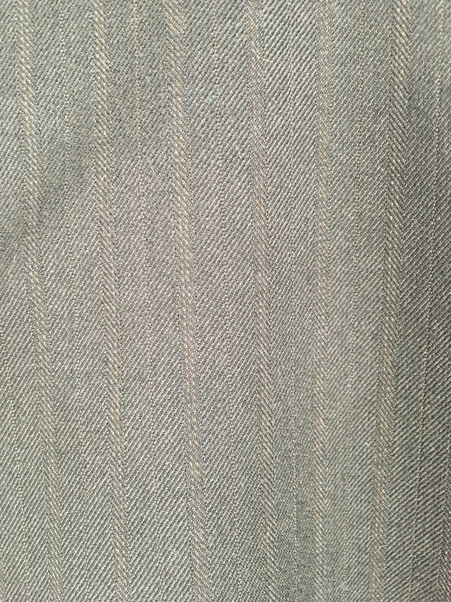 Vesta Cuff Trouser -  Espresso Pinstripe