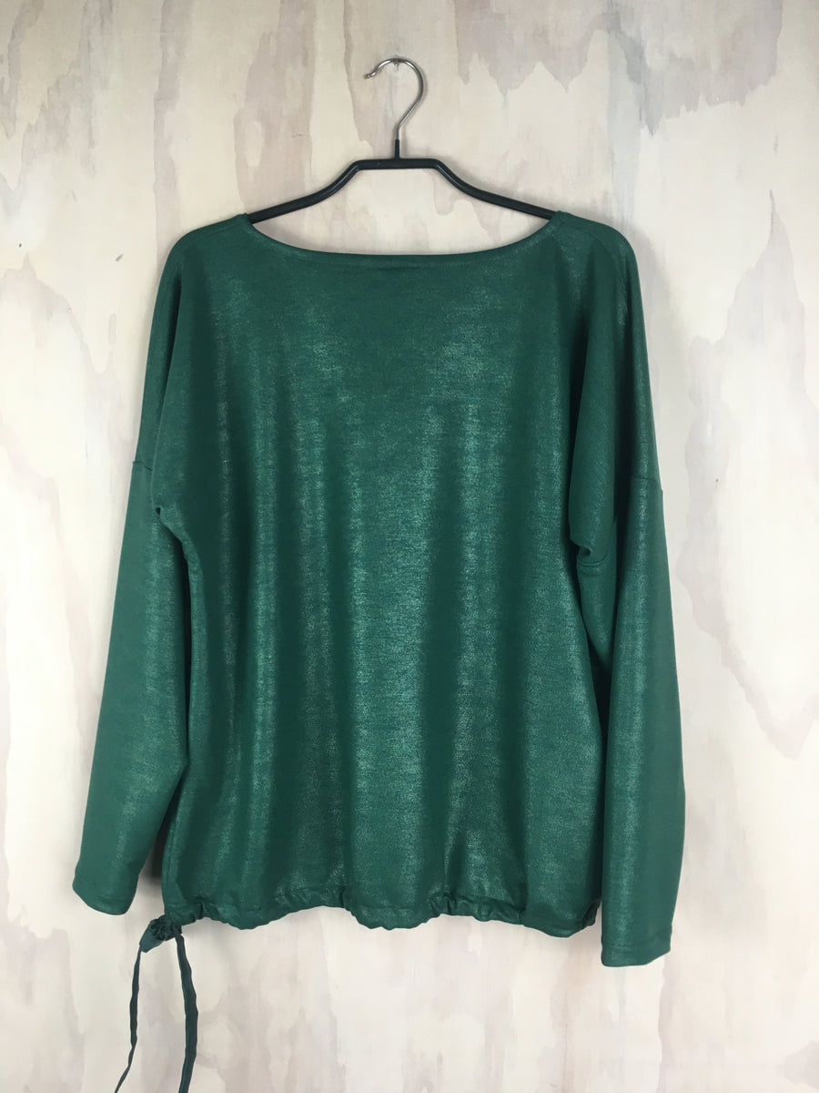 Vesta Tie Sweater - Emerald City