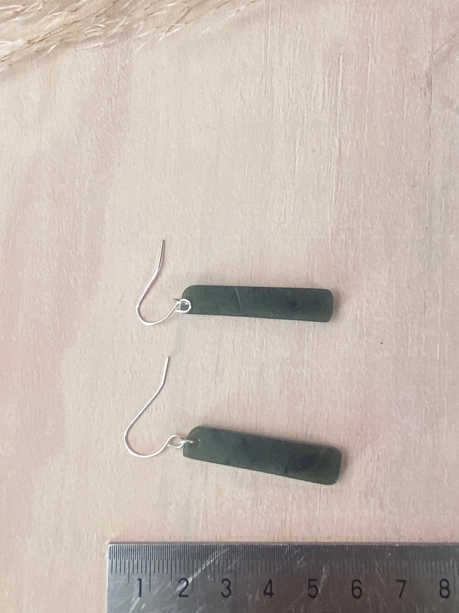 Pounamu (Greenstone) Earrings #7