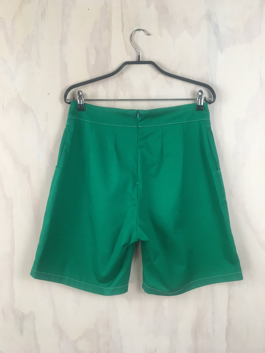 Side Pocket Shorts - Emerald