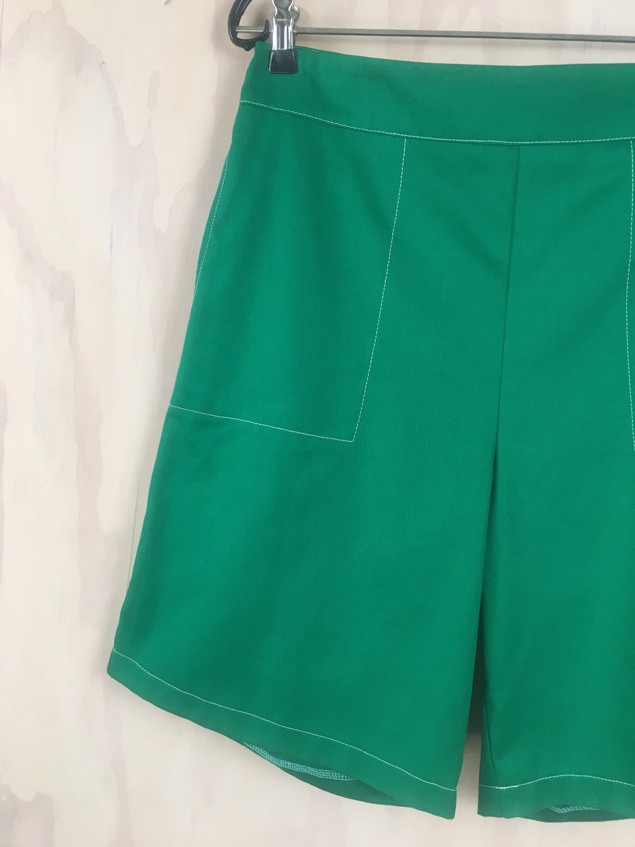 Side Pocket Shorts - Emerald