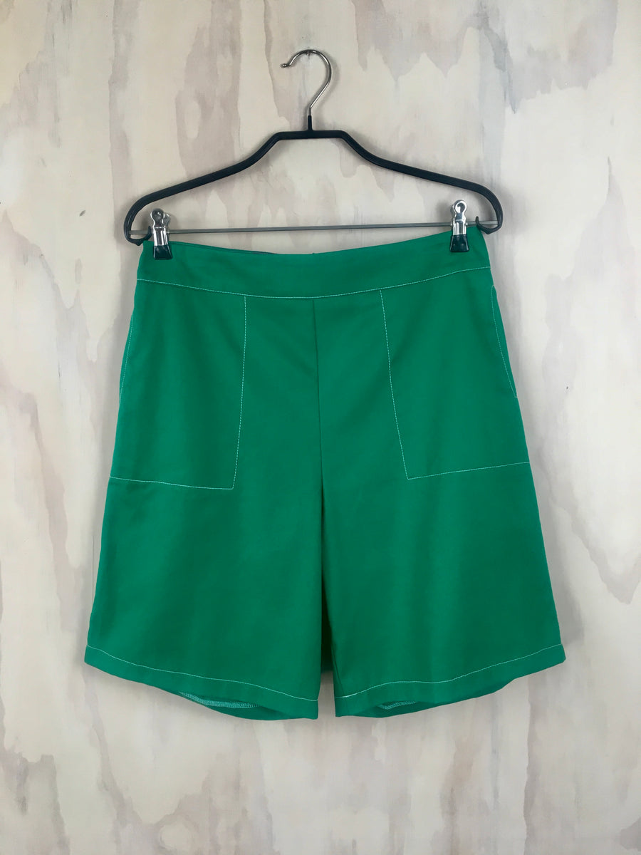 Side Pocket Shorts - Emerald